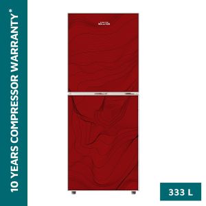 SINGER Top Mount Refrigerator | 333 Ltr | BCD-333R-MRG | Marble Red