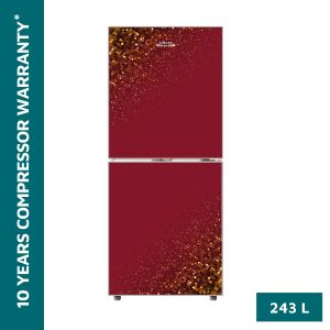 SINGER Top Mount Refrigerator | 243 Ltr | BCD-243R-RG | Red