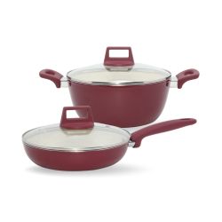 SINGER Ceramic Granite Non Stick Cookware Giftbox | 3 Pcs